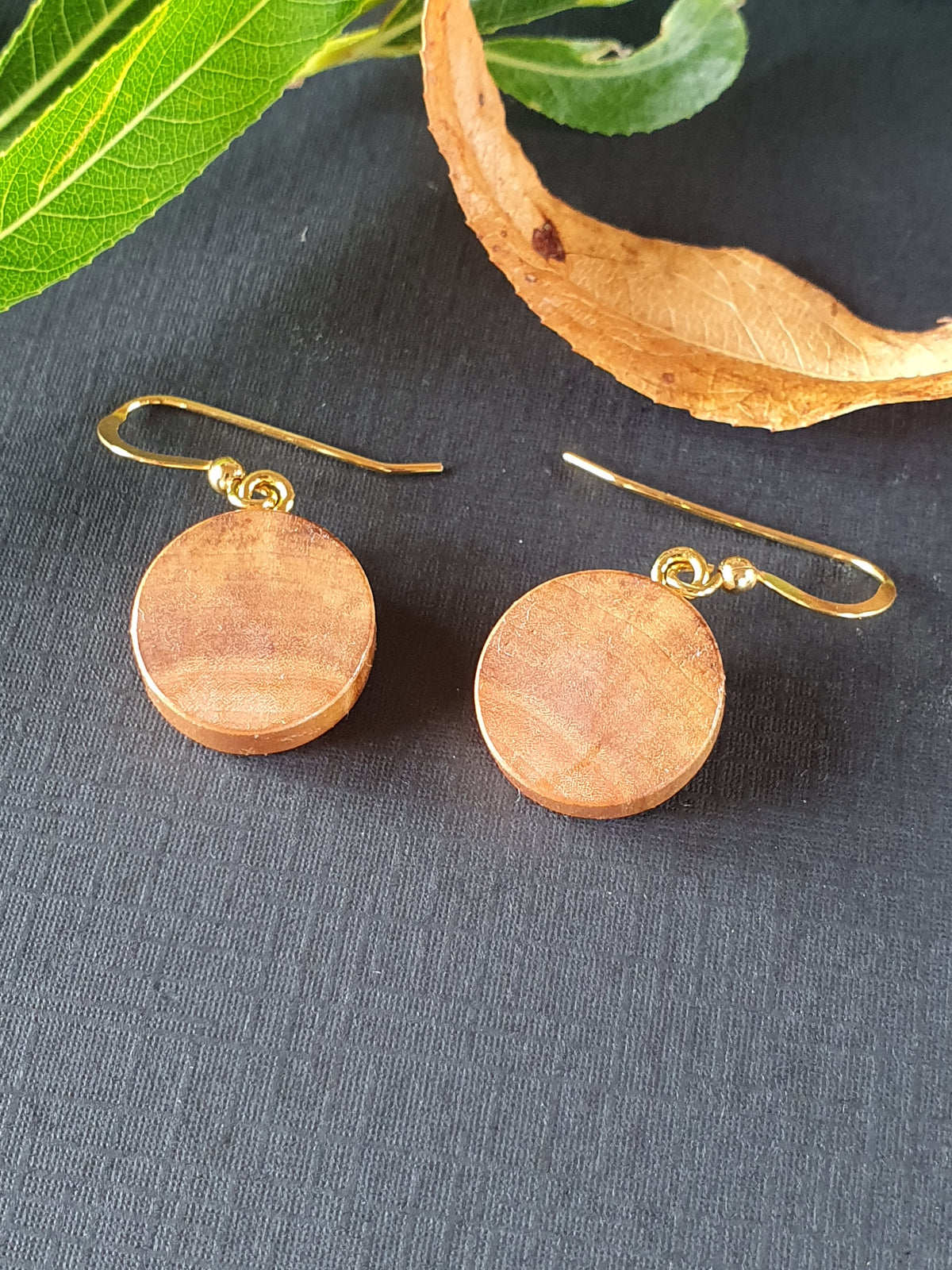 Willow wood earrings