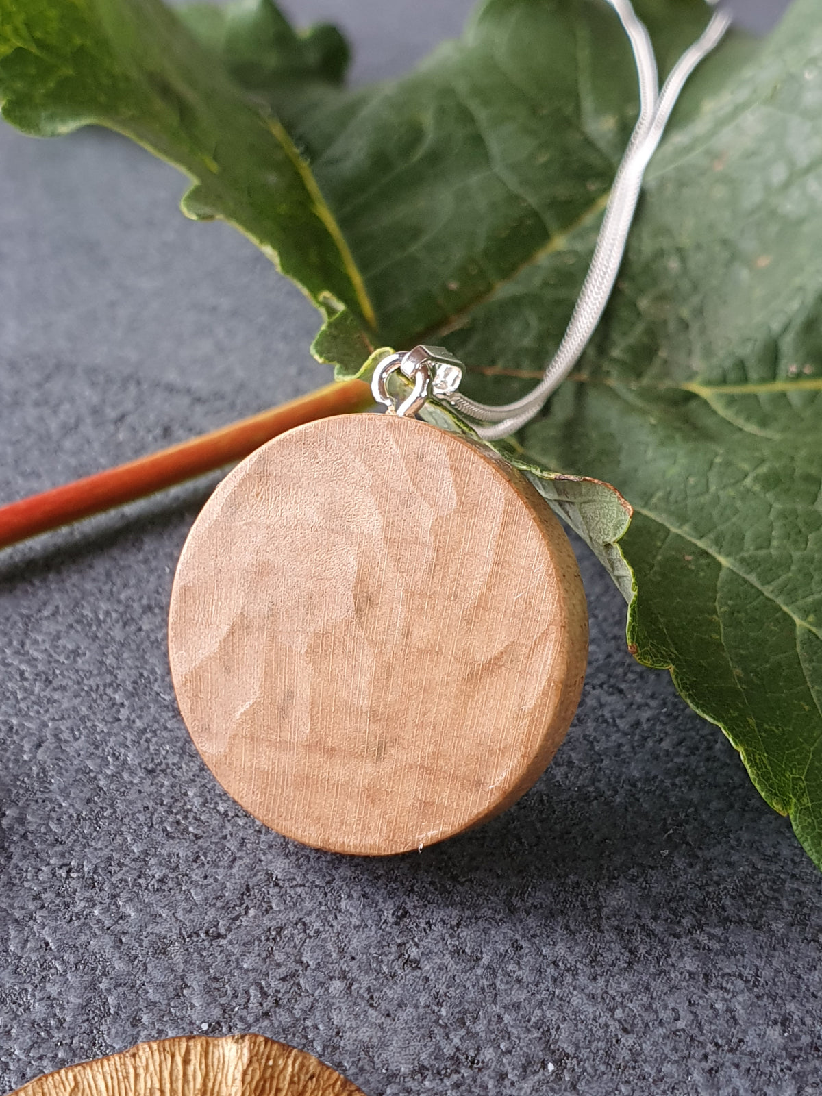 Sycamore wood necklace