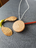 Sycamore wood necklace