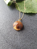 Elm wood necklace