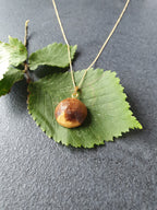 Elm wood necklace